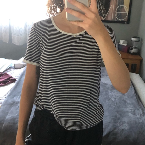 NWOT soft striped tee - Picture 4 of 4
